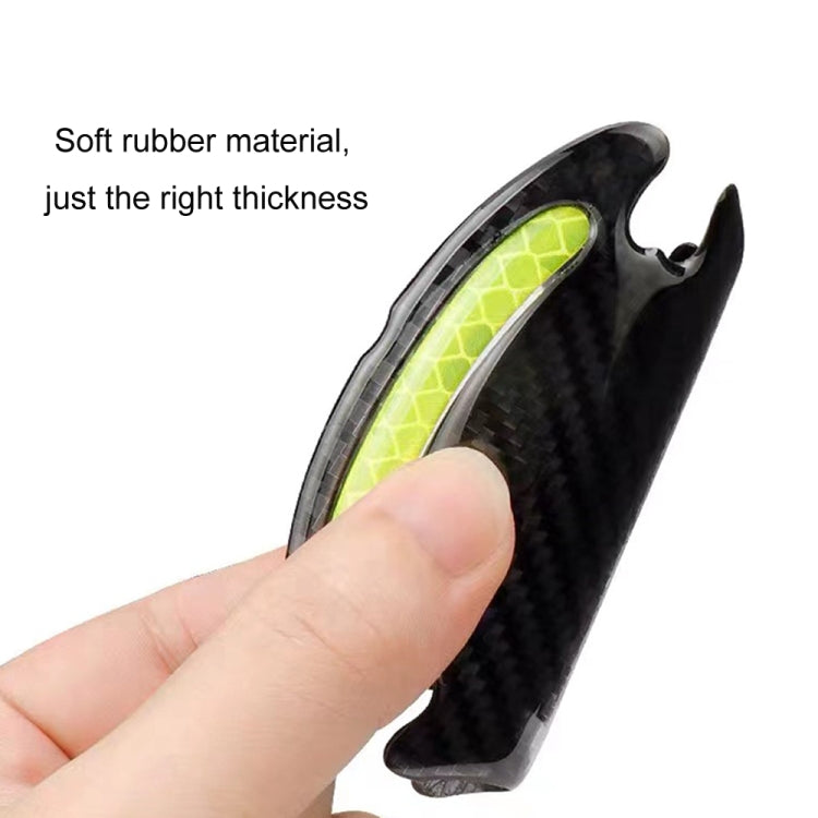 8pcs/set Car Door Handle Rearview Mirror Safety Warning Protective Reflective Sticker