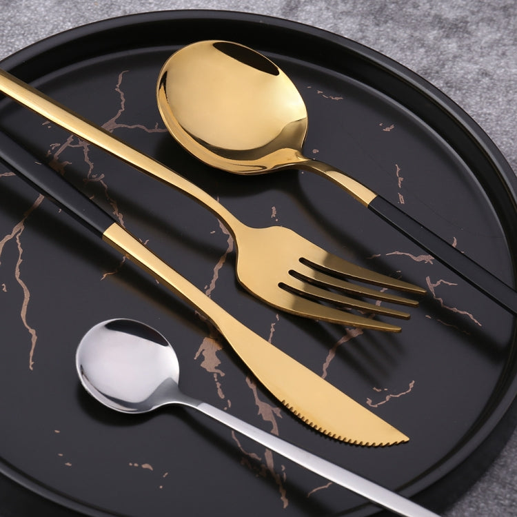 4pcs /Pack Stainless Steel Glossy Mirror Flatware Gift Set
