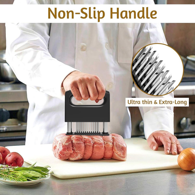 48-pin Meat Loosener with Handle Stainless Steel Meat Tenderizer Steak Needle Kitchen Tools