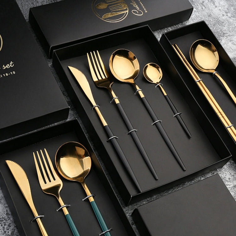 3pcs /Pack Stainless Steel Glossy Mirror Flatware Gift Set