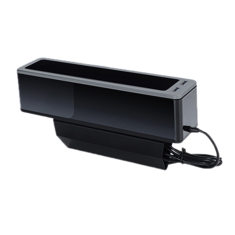 Car Seat Gap Storage Box with 2 USB Charging Port