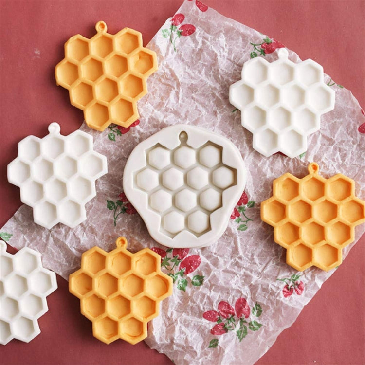 Honeycomb Block Textured Silicone Mold Bee Fondant Chocolate Cake Mold