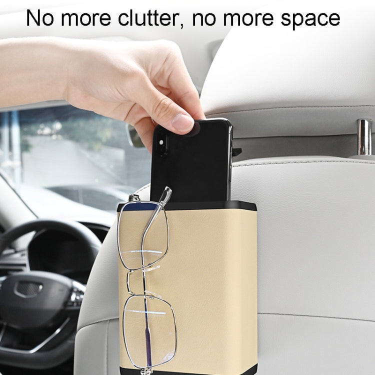 Multifunctional Car Dustbin Car Seatback Door Hanging Storage Box