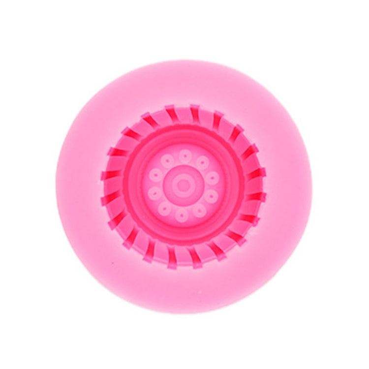 Sports Car Trophy Medal Tire Silicone Mold Glue Plaster Candle Baking Decorative Mold