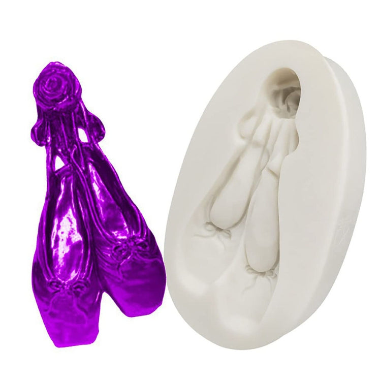 Matte Ballet Shoes Shaping Mold Jewelry Pendant Epoxy Silicone Mold