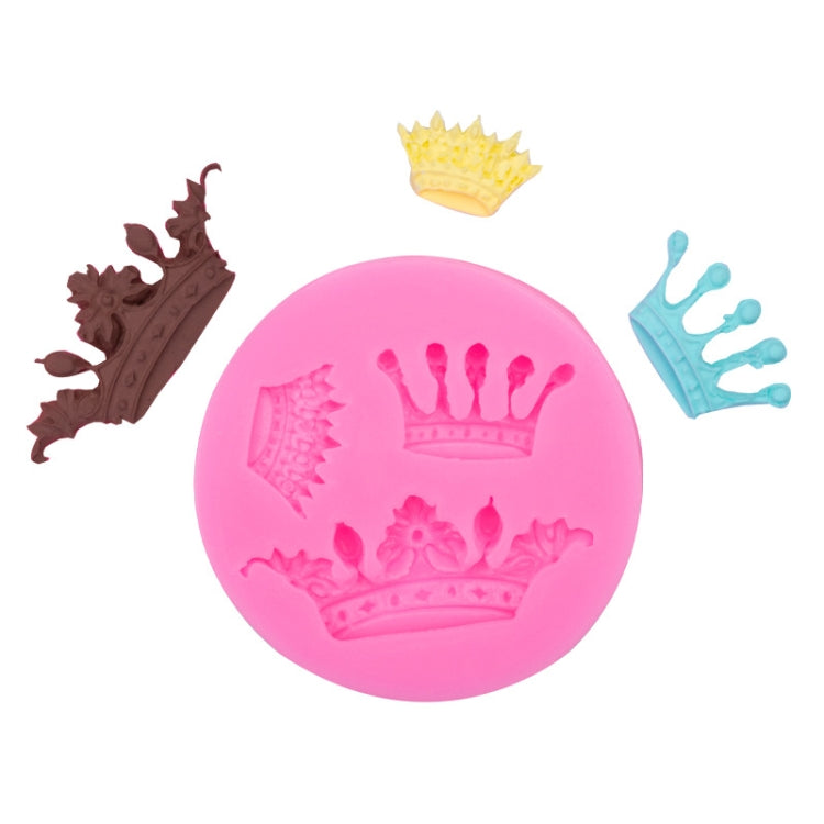 Crown Shape Cake Decorating Mold DIY Chocolate Fondant Silicone Mold Clay Tools