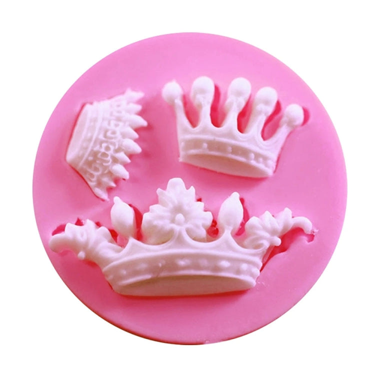 Crown Shape Cake Decorating Mold DIY Chocolate Fondant Silicone Mold Clay Tools