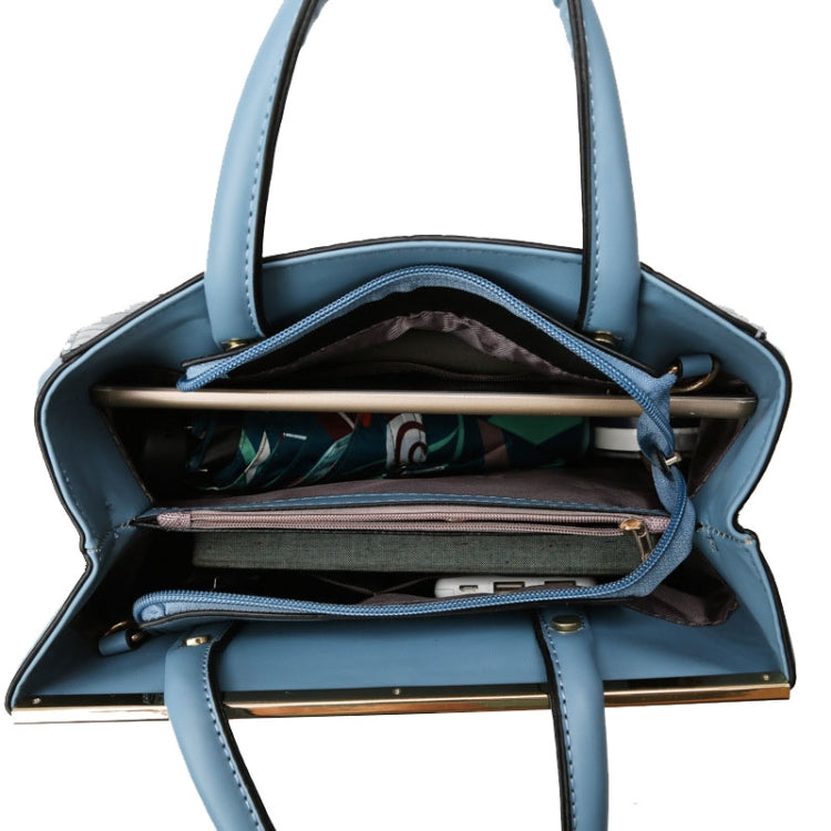 3-in-1  Women Stone Pattern Patchwork Handbag Shoulder Bag Crossbody Bag
