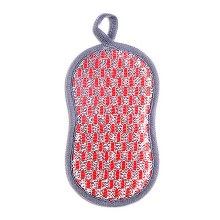5pcs Double-sided Absorbent Kitchen Dishwashing Sponge Multifunctional Cleaning Rag
