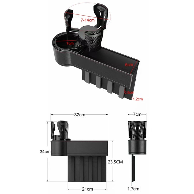 Car Seat Gap Storage Box Car Water Cup Holder Ashtray