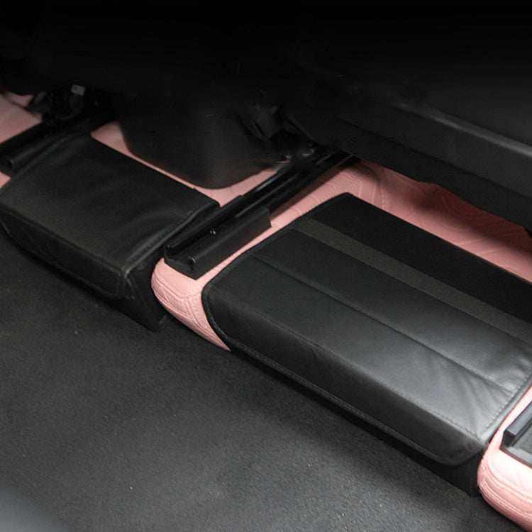 For Tesla Model Y PU Leather Car Interior Storage Glove Box Modification Accessories