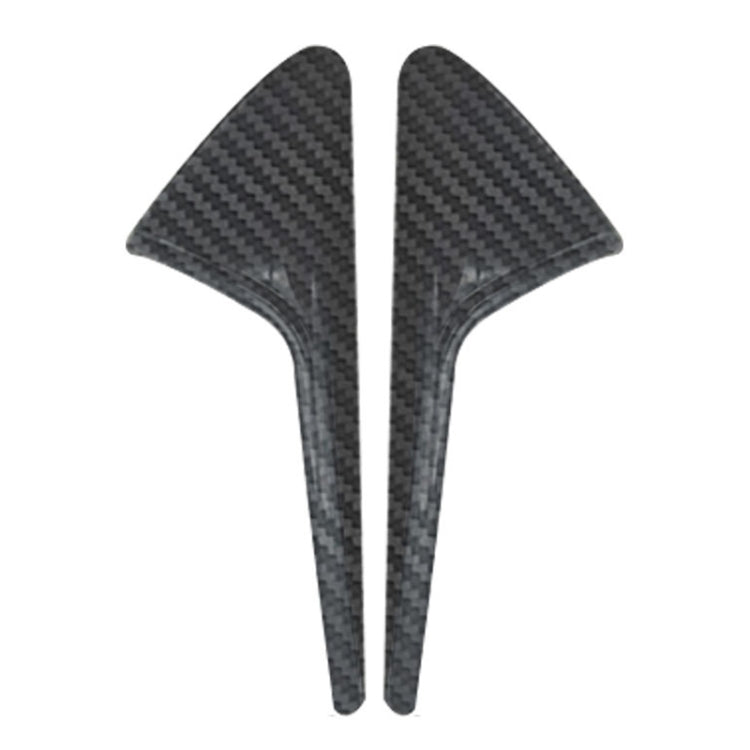 For Tesla Model 3/Y/X/S 17-23 Camera Side Protective Cover Y-Type Lens Hood, Matt Black, Bright Black, Light Carbon Fiber, Matte Carbon Fiber, Red, Bright White