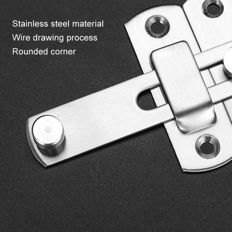Barn Door Lock Hook Stainless Steel Door Buckle Insertion