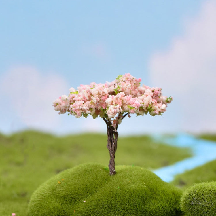 5pcs Micro Landscape Ornaments Simulated Christmas Trees Succulent Accessories Materials