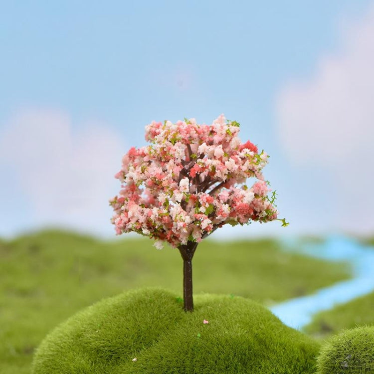 5pcs Micro Landscape Ornaments Simulated Christmas Trees Succulent Accessories Materials