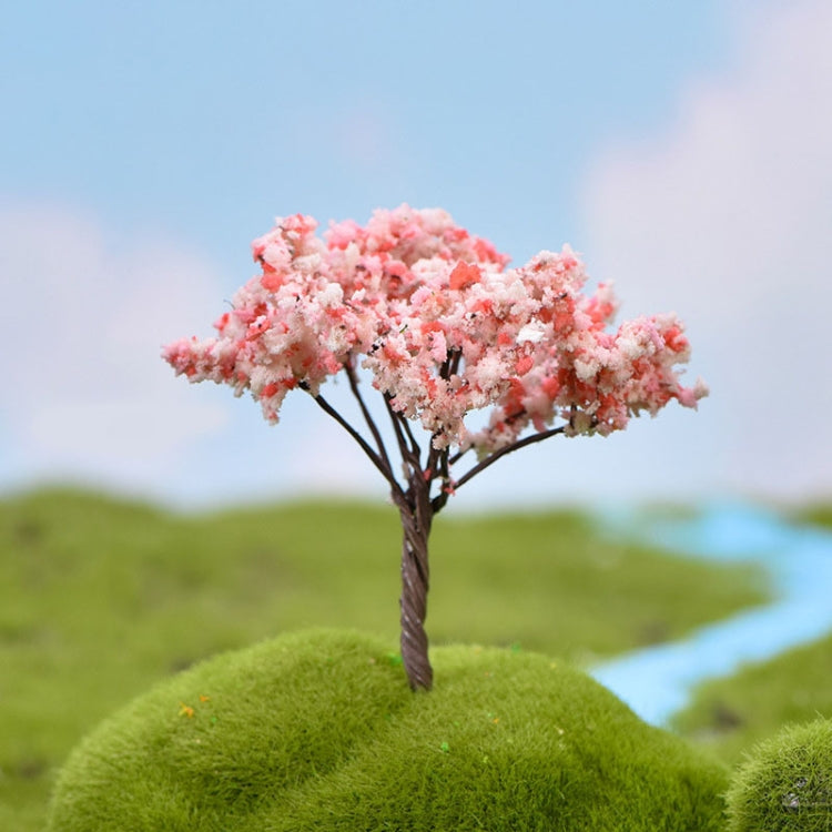 5pcs Micro Landscape Ornaments Simulated Christmas Trees Succulent Accessories Materials