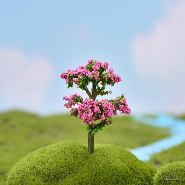 5pcs Micro Landscape Ornaments Simulated Christmas Trees Succulent Accessories Materials