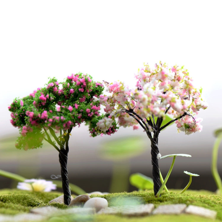 5pcs Micro Landscape Ornaments Simulated Christmas Trees Succulent Accessories Materials