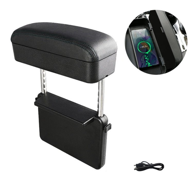 Car Wireless Charging Armrest Box Multifunctional Seat Crack Storage Box