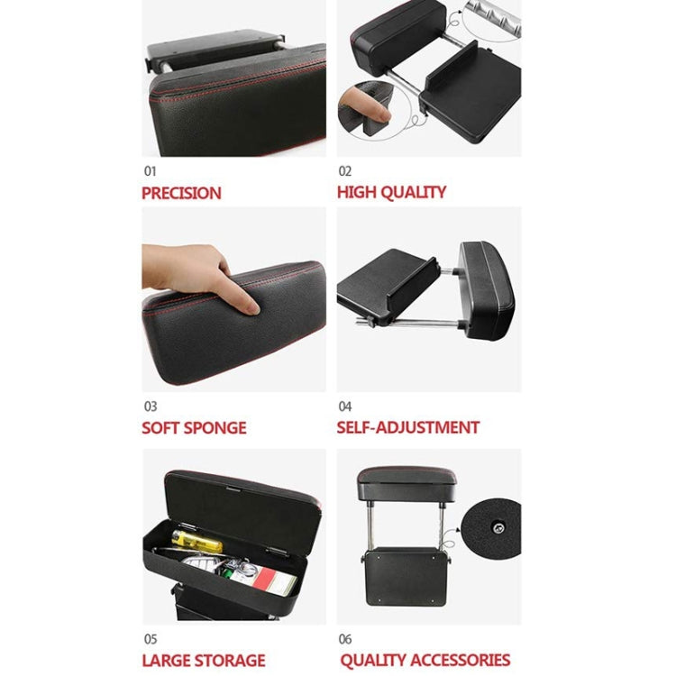 Car Wireless Charging Armrest Box Multifunctional Seat Crack Storage Box