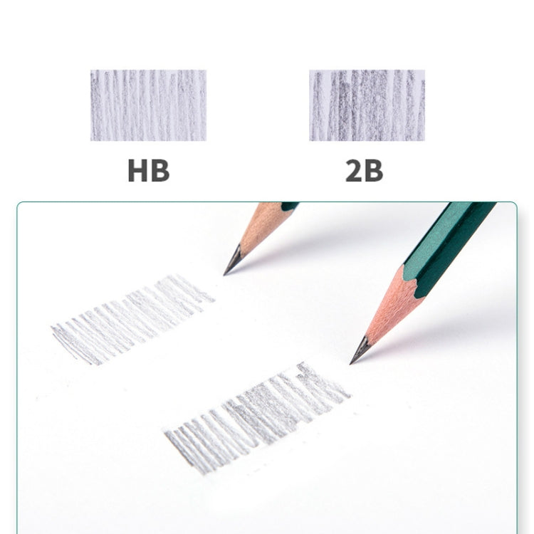 Deli 10pcs /Pack Hexagonal Pencil for Primary School Students