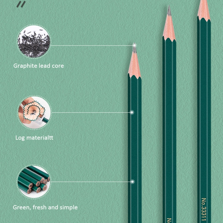 Deli 10pcs /Pack Hexagonal Pencil for Primary School Students