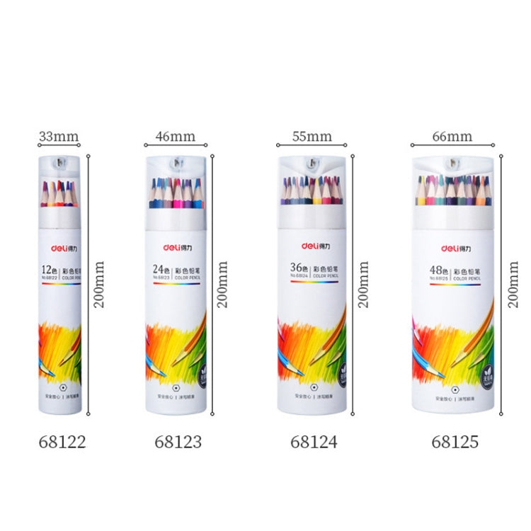 Del  Colored Pencil Set Oil-based Color Lead Painting Supplies