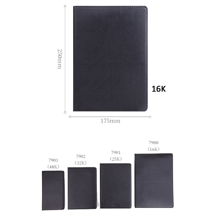 80 Pages Business Office Notebook Leather Student Stationery Notes