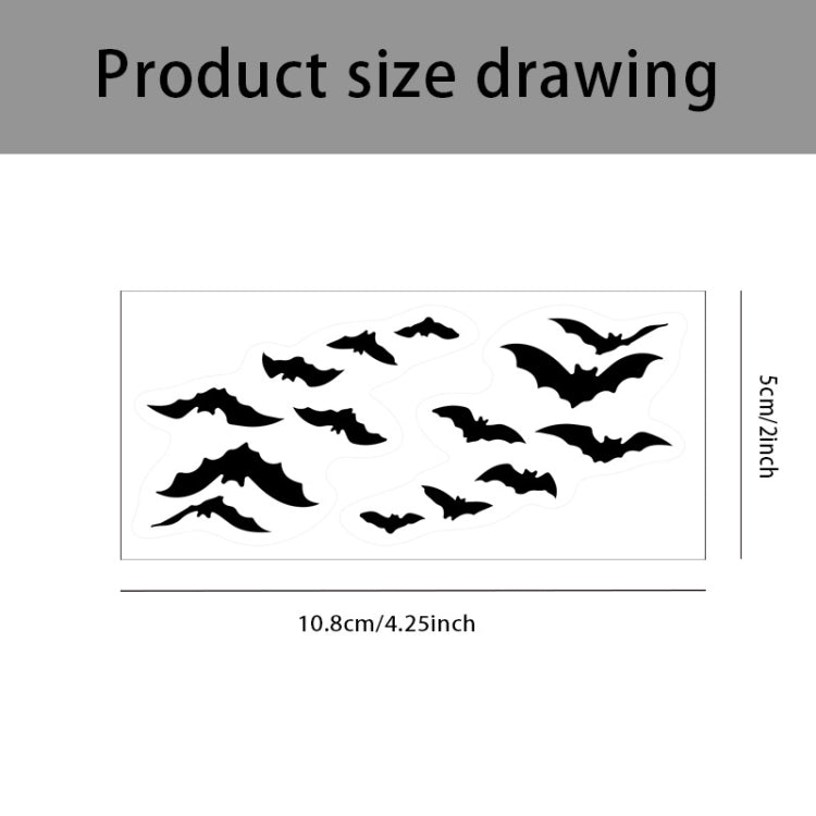 Bat Car Sticker Inverted Rear Mirror Glass Sticker