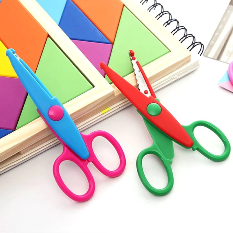 10pcs 5 Inch Children Safety Lace Scissors Kindergarten Fun DIY Photo Album Cutter