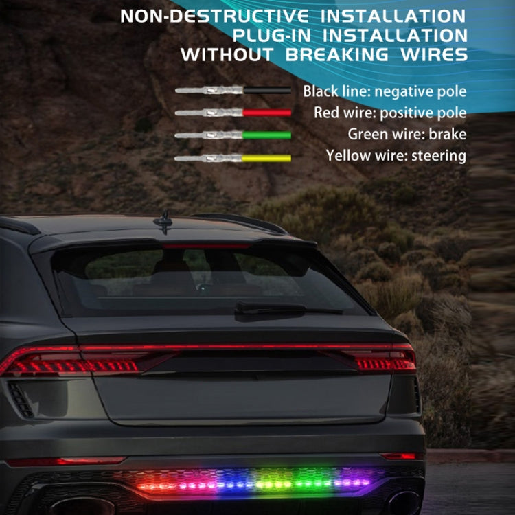 Car Phantom Daytime Running Lights LED Streamer Warning Turning Lights