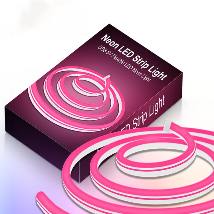 2m 5V LED Light Strip USB Flexible Neon Silicone Soft Strips Set