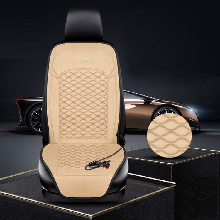 12V Car Winter Electric Heating Short Plush Seat Cushion
