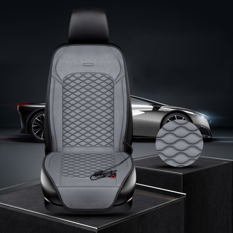 12V Car Winter Electric Heating Short Plush Seat Cushion