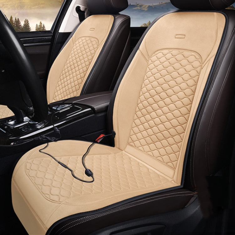 12V Car Winter Electric Heating Short Plush Seat Cushion