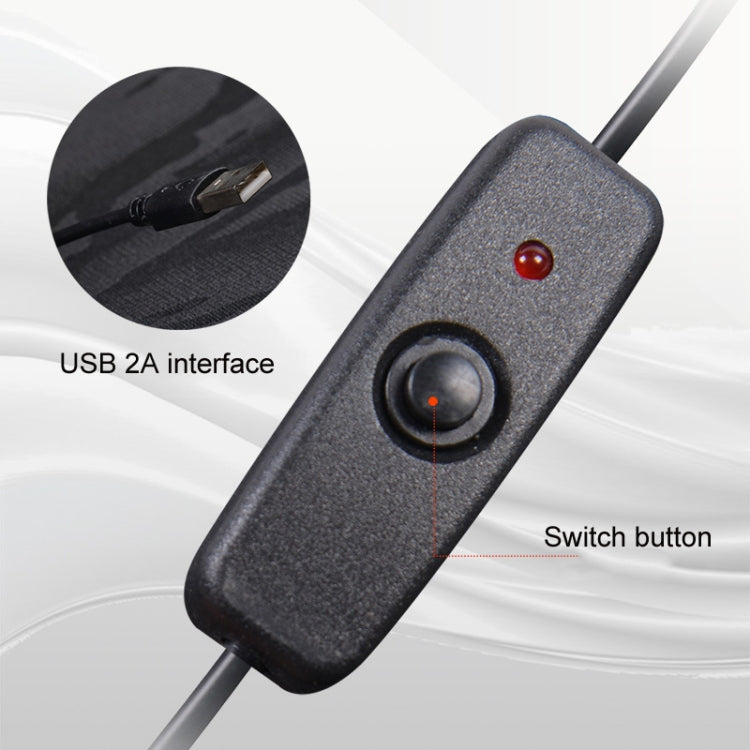 5V Car USB Interface Electric Heating Seat Cushion