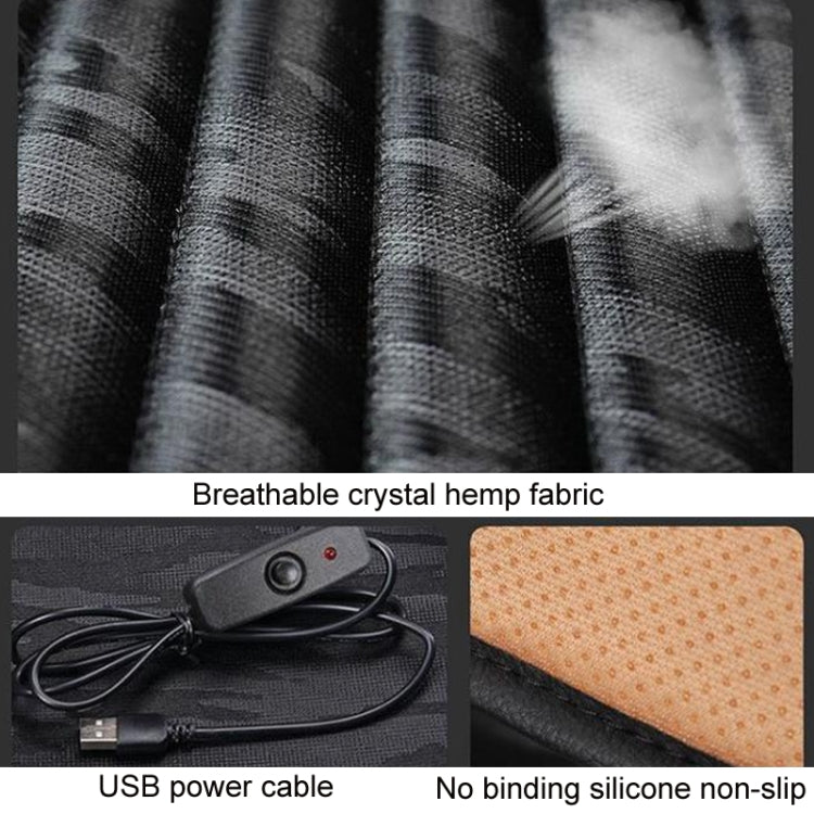 5V Car USB Interface Electric Heating Seat Cushion