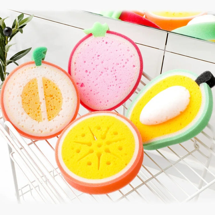 Fruit Model Thickened Sponge Dishcloth Rag Dish Towel