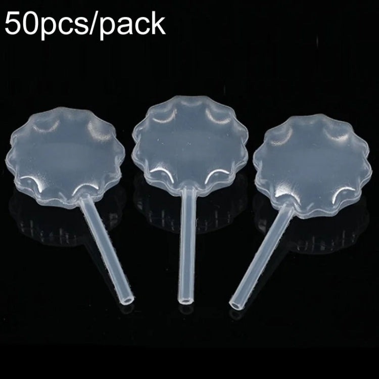 50pcs /Pack 4ml Jam Injection Baking Straw Disposable Plastic Dropper Jam Syringe