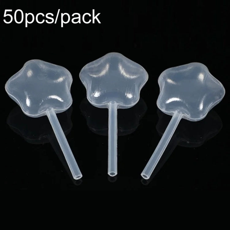 50pcs /Pack 4ml Jam Injection Baking Straw Disposable Plastic Dropper Jam Syringe