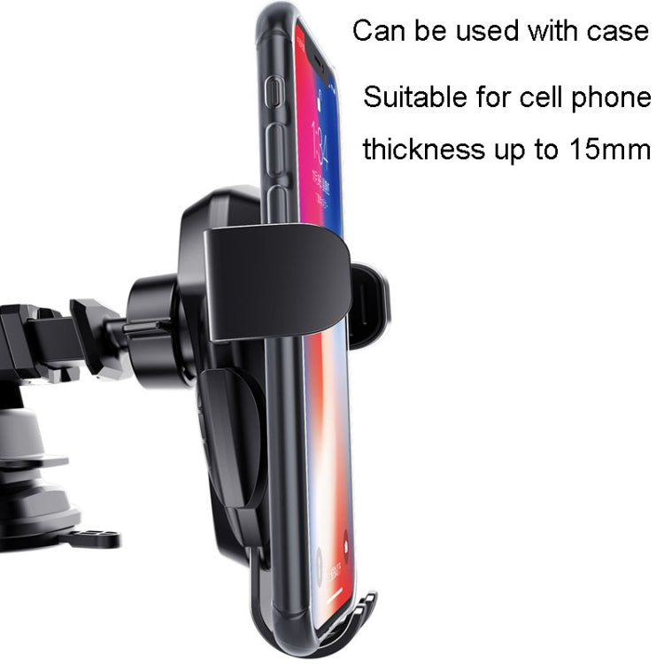 Carbon Fiber Automotive Phone Holder Car Navigation Bracket Telescopic Model
