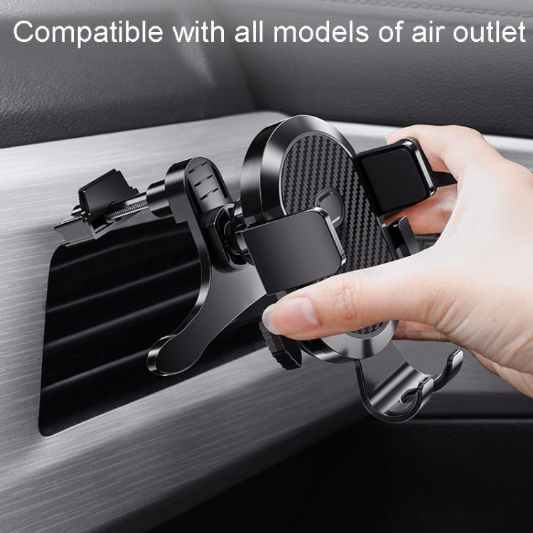 Carbon Fiber Automotive Phone Holder Car Navigation Bracket Telescopic Model
