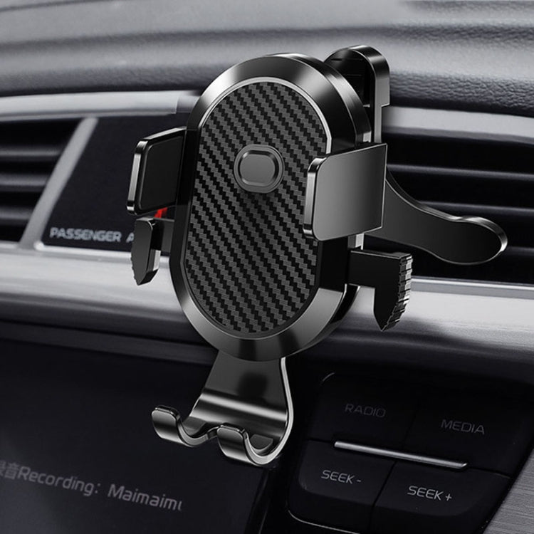Carbon Fiber Automotive Phone Holder Car Navigation Bracket Telescopic Model