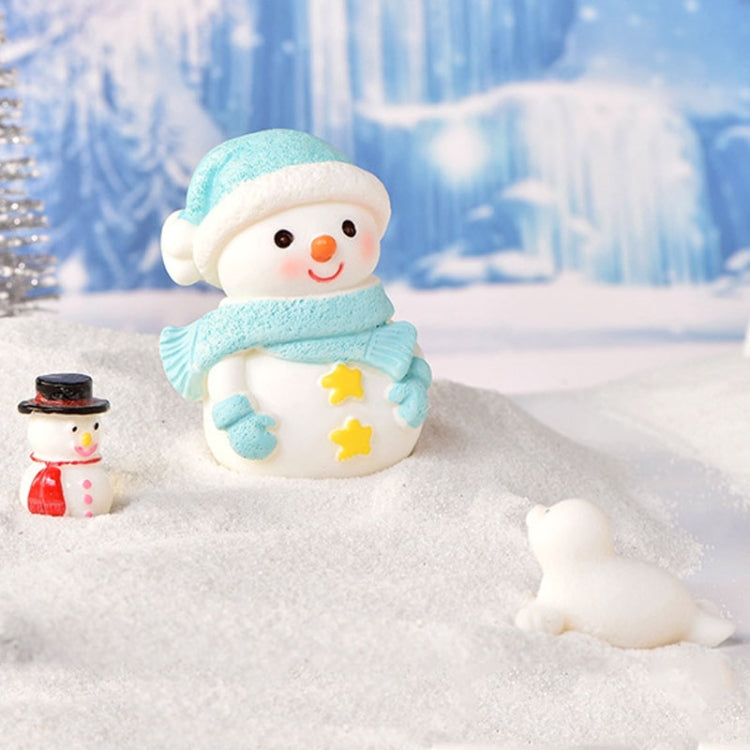 3pcs Christmas Lovely Micro Landscape Snow Ornament Decorative Accessories