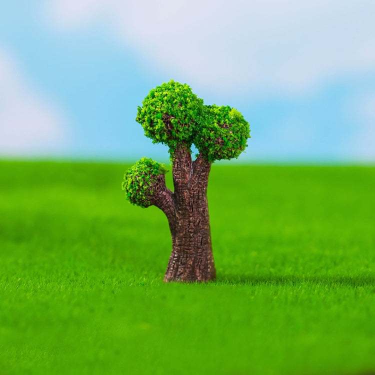 5pcs Micro-Landscape Simulated Green Trees Flowers DIY Gardening Ecological Ornaments