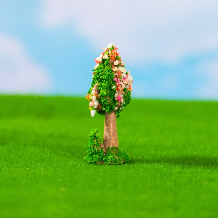 5pcs Micro-Landscape Simulated Green Trees Flowers DIY Gardening Ecological Ornaments