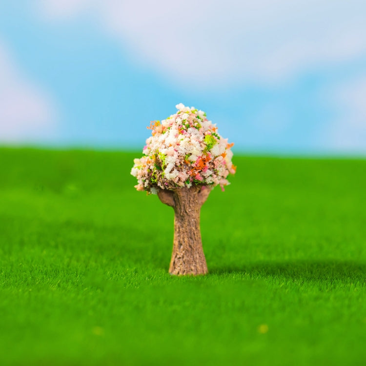 5pcs Micro-Landscape Simulated Green Trees Flowers DIY Gardening Ecological Ornaments