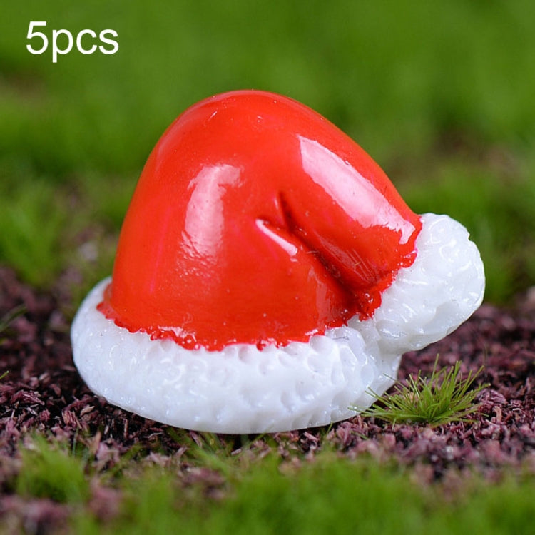 5pcs Christmas Decorations Resin Crafts Gifts Home Decorations Small Ornaments
