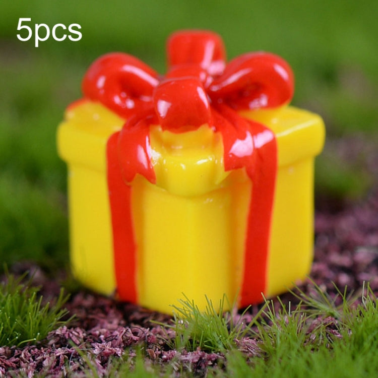 5pcs Christmas Decorations Resin Crafts Gifts Home Decorations Small Ornaments