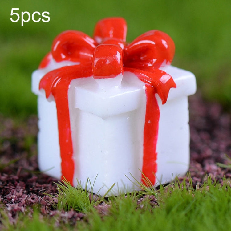 5pcs Christmas Decorations Resin Crafts Gifts Home Decorations Small Ornaments